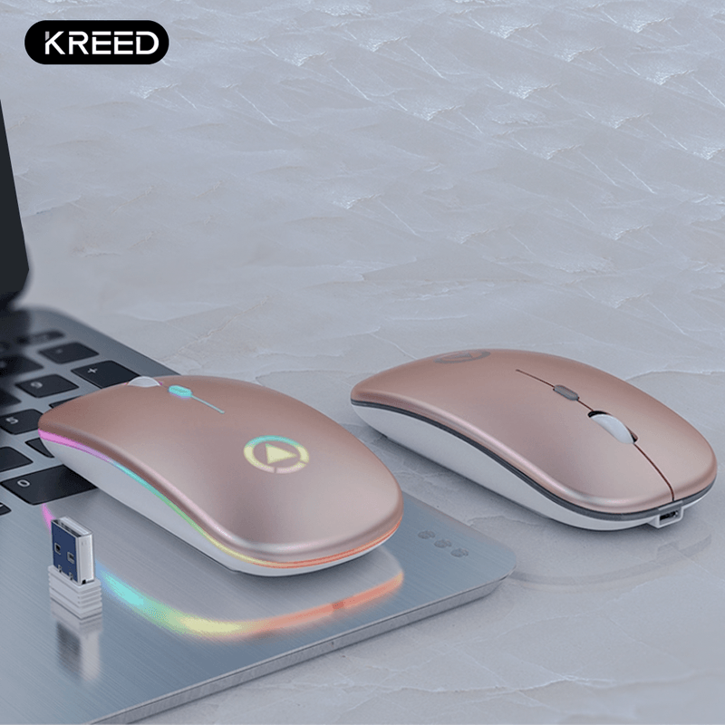 Mouse-RGB-recargable-inalambrico-Bluetooth---24G---Rosa-gold