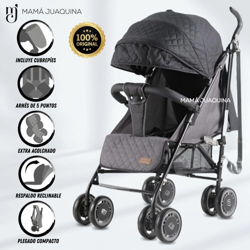 Coche Bastón Deportivo «POLONIA II» Negro