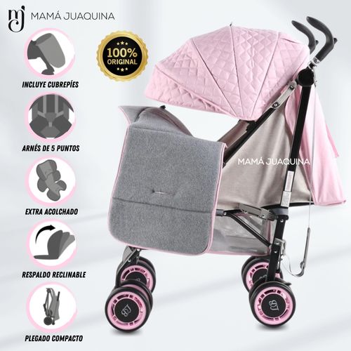 Coche Bastón Deportivo «POLONIA II» Rosa