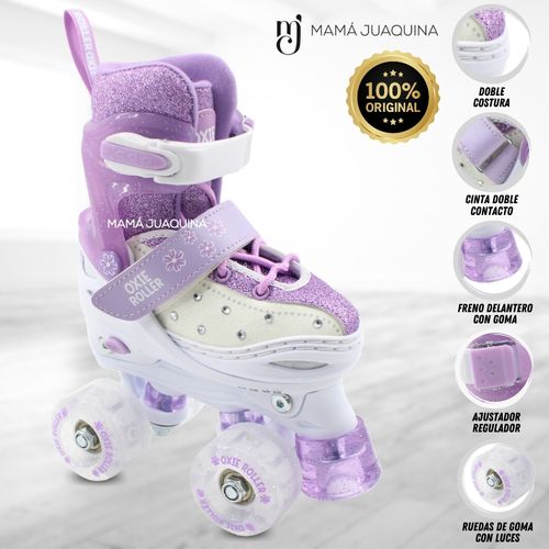 Patines para Niños «FAVORITE STAR» TALLA M 35-38 Blanco