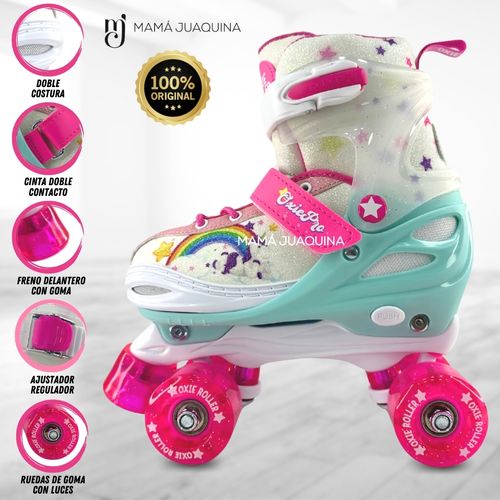 Patines para Niños «FAVORITE STAR» TALLA M 35-38 Fucsia