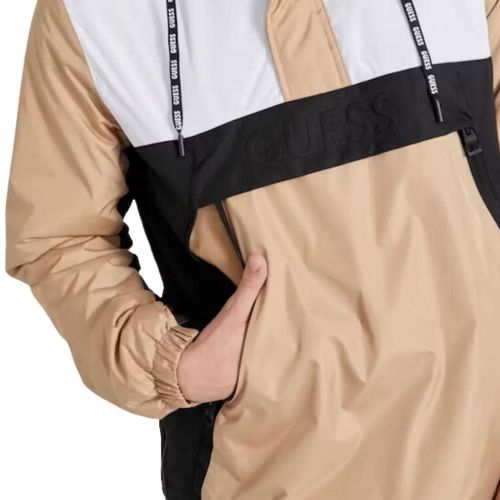 Casaca tipo Sueter Acolchada para Hombre Guess Rex Colorblock - Talla M