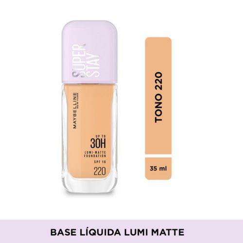 Base Maybelline Superstay Lumi Matte Tono 220 35Ml