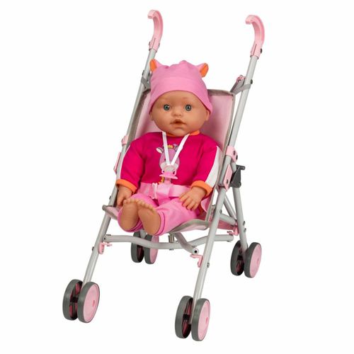 Muñeca Loko Toys Soft Body 37Cm Con Coche