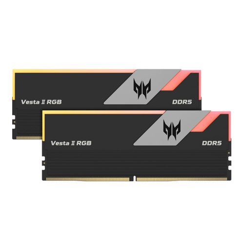 Memoria Ram Predator Vesta II V1 32GB (16GBx2) DDR5, 6000MT/S, negro