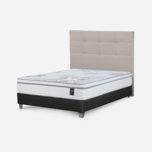 Dormitorio Art 4 2 Plazas + Respaldo Issey Niebla