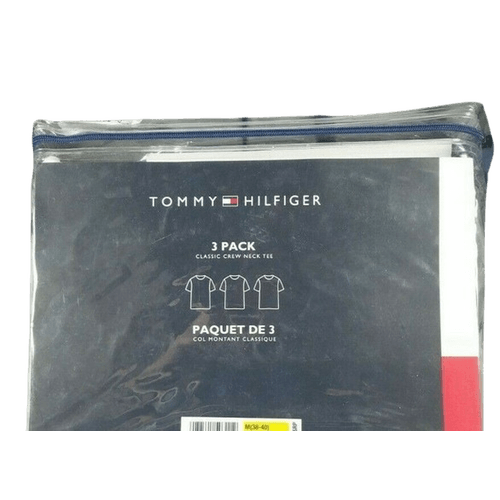 Packx3 Polos interiores Slim Fit Tommy Hilfiger Cuello Redondo para Hombre - Blanco Talla M