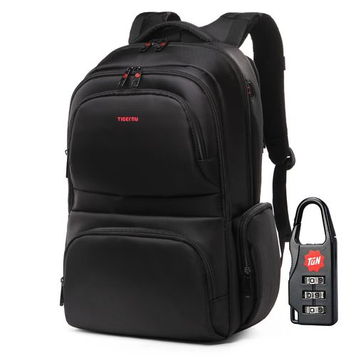 Mochila Hombre Tigernu T-B3140 Laptop Viaje Antirrobo Negro