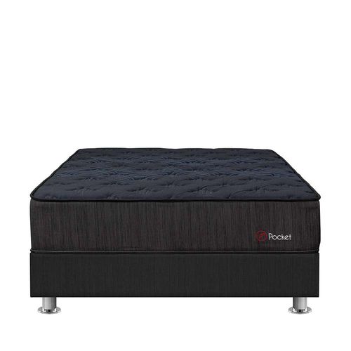 Cama Americana Forli Pocket Negro 2 Plazas