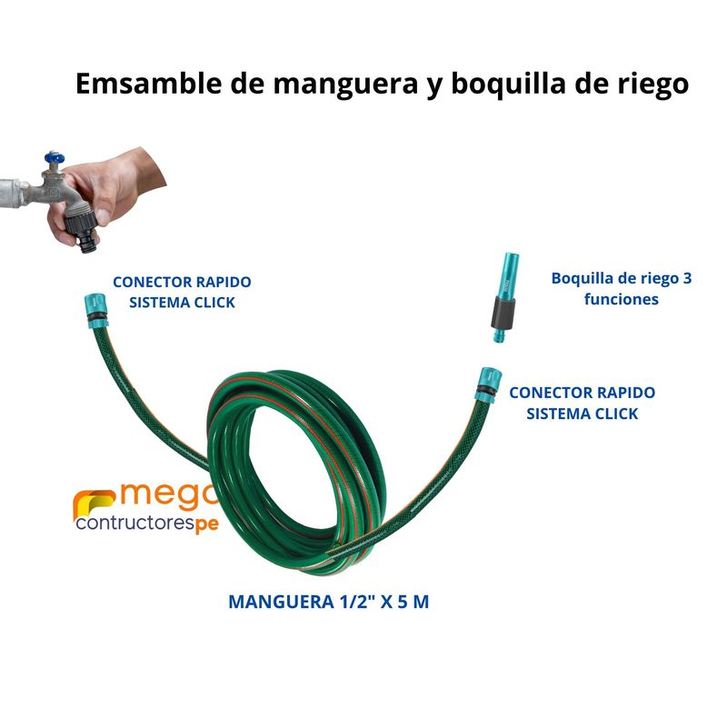 Combo-hidrolavadora--truper---manguera-5m-conectores-rapidos-click