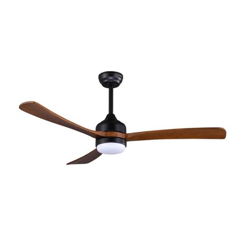 Ventilador de Techo Orange Mónaco 52" 3 Aspas 1 Luz LED Marrón + Control