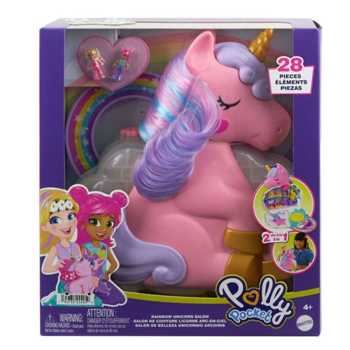 Set De Juego Polly Pocket Unicornio Arcoíris