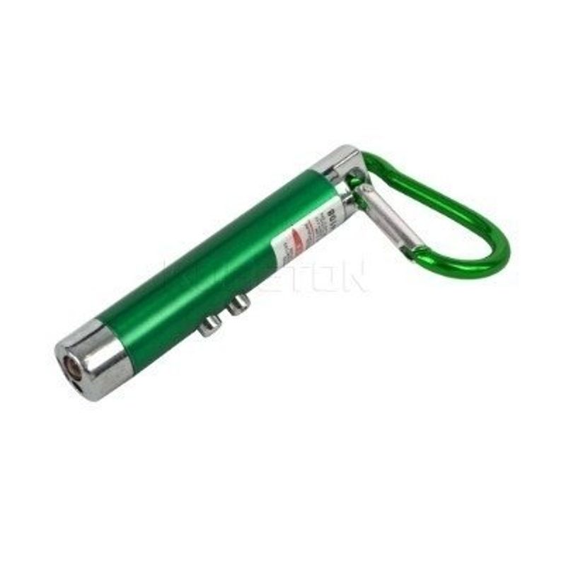 LLAVERO-PACK-X3-LINTERNA-UV-LED-BLANCO-Y-LASER-ROJO-3-EN-1-VERDE