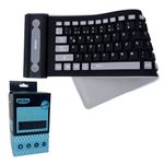 Teclado-Bluetooth-Flexible-Silicona-107-Teclas-Seisa-Celular-Tablet-Etc-Negro