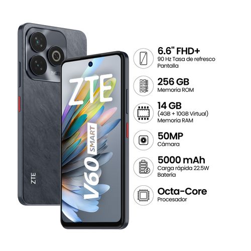 ZTE BLADE V60 Smart 4+256GB - NEGRO