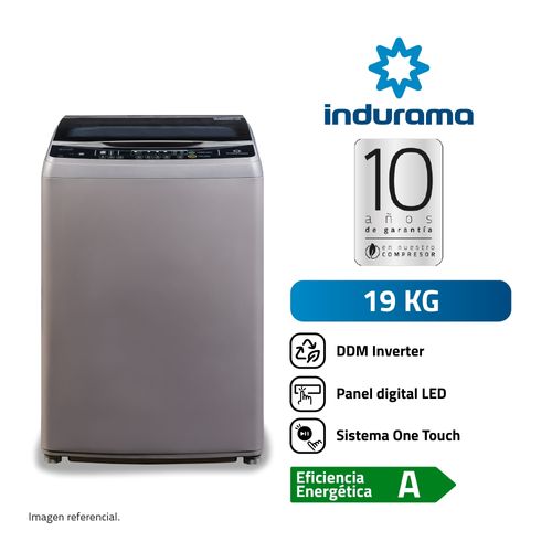 Lavadora Indurama Carga Superior 19KG LRI-19CRI Croma