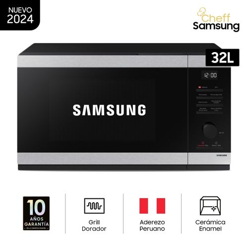 Microondas Samsung 32LT con dorador Acero Inoxidable MG32DG4524ATPE