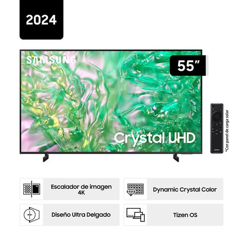 TV Samsung 55'' Crystal UHD DU8000 4K Tizen OS Smart TV (2024)