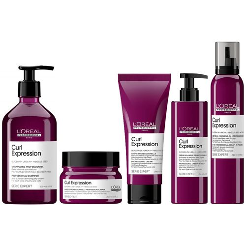 Shampoo Gel 500ml Mascarilla Crema+ Gel+ Mousse LOreal Curl Expression