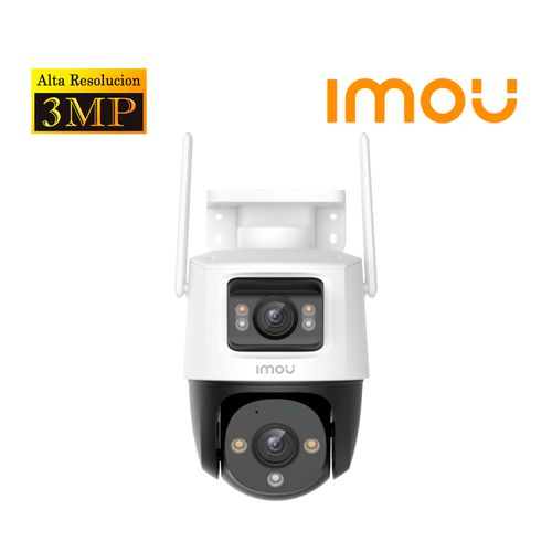 Cámara Seguridad Wi-Fi IMOU CRUISER DUAL 3MP + 3MP 360° Noche Color