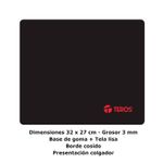 Mouse-Pad-Teros-TE5051N-Negro