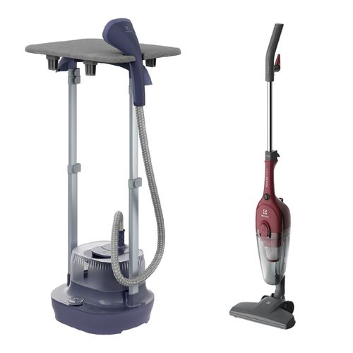 Combo: Vaporizador de Ropa Expert (EGS20) + Aspiradora vertical con cable Power Speed (STK13) Electrolux