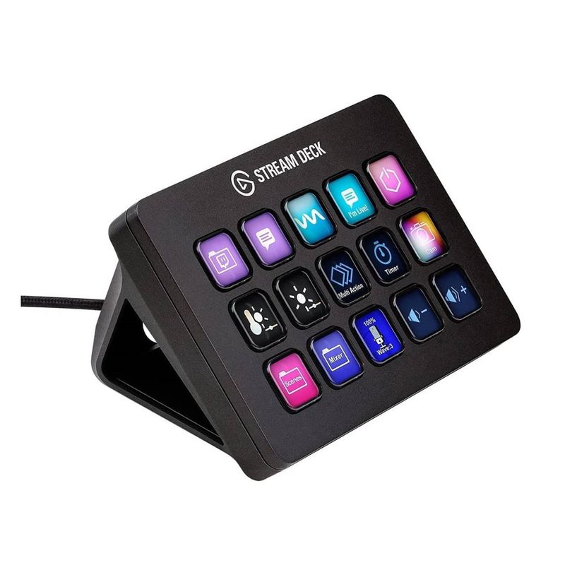 Elgato---Teclado-Stream-Deck-MK2-con-15-Teclas-LCD-Black