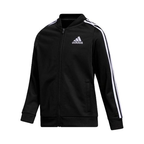 Casaca Adidas Original CM5182 Bomber De Tricot Color Negro Para Niños