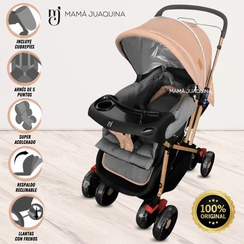 Coche Cuna de Lujo «CIAO BROOK» Beige