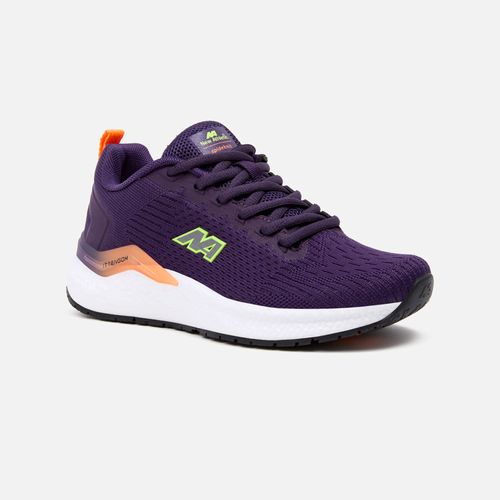 Zapatillas New Athletic Running Ittengom57 Morado Con Naranja Mujer