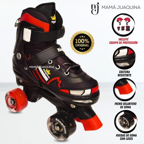 Patines para Niños «KOEMAN» TALLA S 30 - 33 Negro