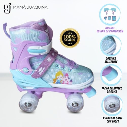 Patines para Niños «KOEMAN» TALLA S 30 - 33 Lila