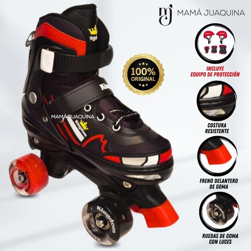 Patines para Niños «KOEMAN»  TALLA L 38 - 41 Negro