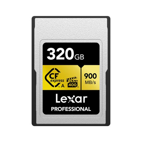 Memoria CFexpress Lexar Professional 320GB Type A - Gold Series - R:900mb - W:800mb - Fotobuy Store