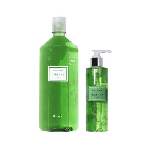 Pack K'Allma Jabón Líquido 230Ml + Jabón Líquido 1L Verbena
