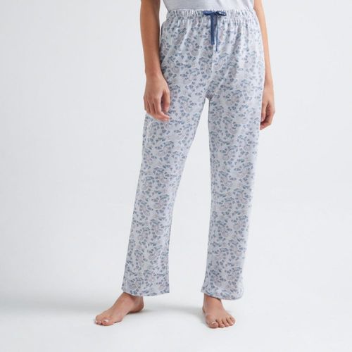 Pantalón Pijama Mujer Print Suelto Algodón Zafin