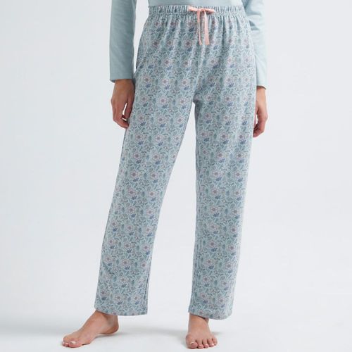 Pantalón Pijama Mujer Print Suelto Algodón Zafin