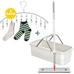 Trapeador-con-Balde-Extra-Large-G-85T---X2-Colgador-de-Ropa-10-Ganchos-Clips