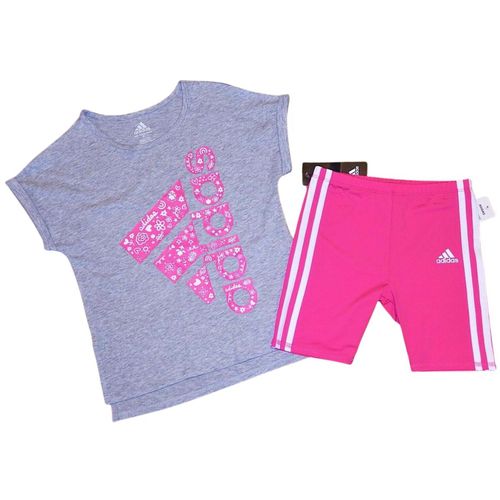 Conjunto Polo y Short Adidas 24 meses  Niña - Rosa