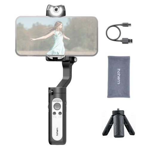 Estabilizador Gimbal Hohem iSteady V2S con Luz de Relleno Negro