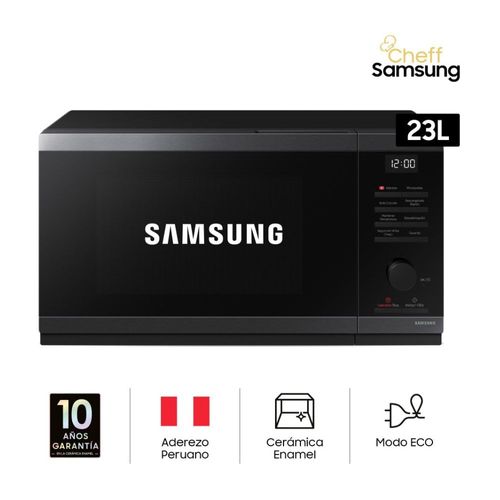 Horno Microondas Samsung MS23DG4504AGPE Cerámica Enamel 23L Negro