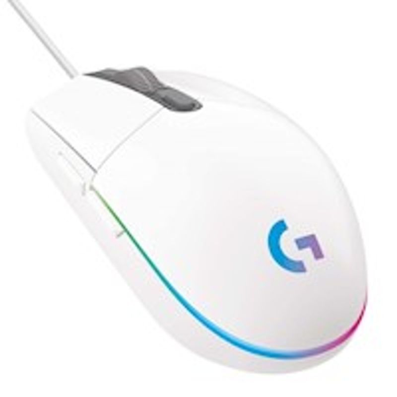Logitech---Mouse-G203-Lightsync-RGB-8000-dpi---Blanco