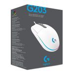 Logitech---Mouse-G203-Lightsync-RGB-8000-dpi---Blanco
