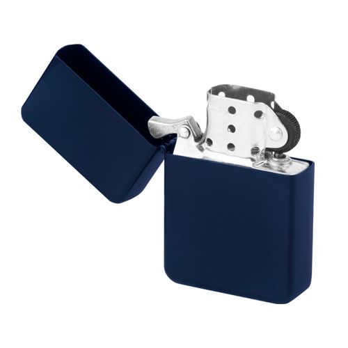 Encendedor Atomic de Metal a Bencina Azul