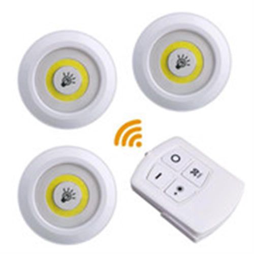 Luz Led de Control Remoto Inalámbrico 3 piezas - F32