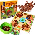 Juego-de-mesa---Tablero-de-Erizo-habilidades-motoras-fina-