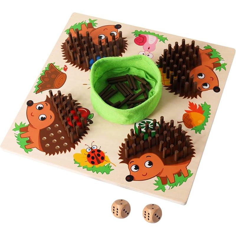 Juego-de-mesa---Tablero-de-Erizo-habilidades-motoras-fina-