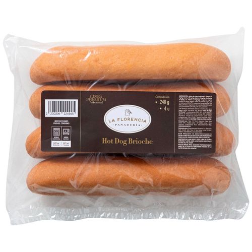 Pan Hot Dog Brioche Bolsa 4un