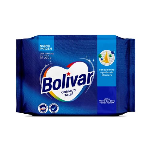 Jabón BOLIVAR Cuidado Total Bolsa 380g