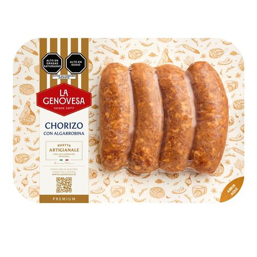 Chorizo Algarrobina LA GENOVESA Paquete 420g